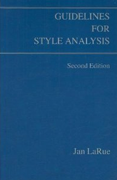 Guidelines for Style Analysis by Jan LaRue book cover